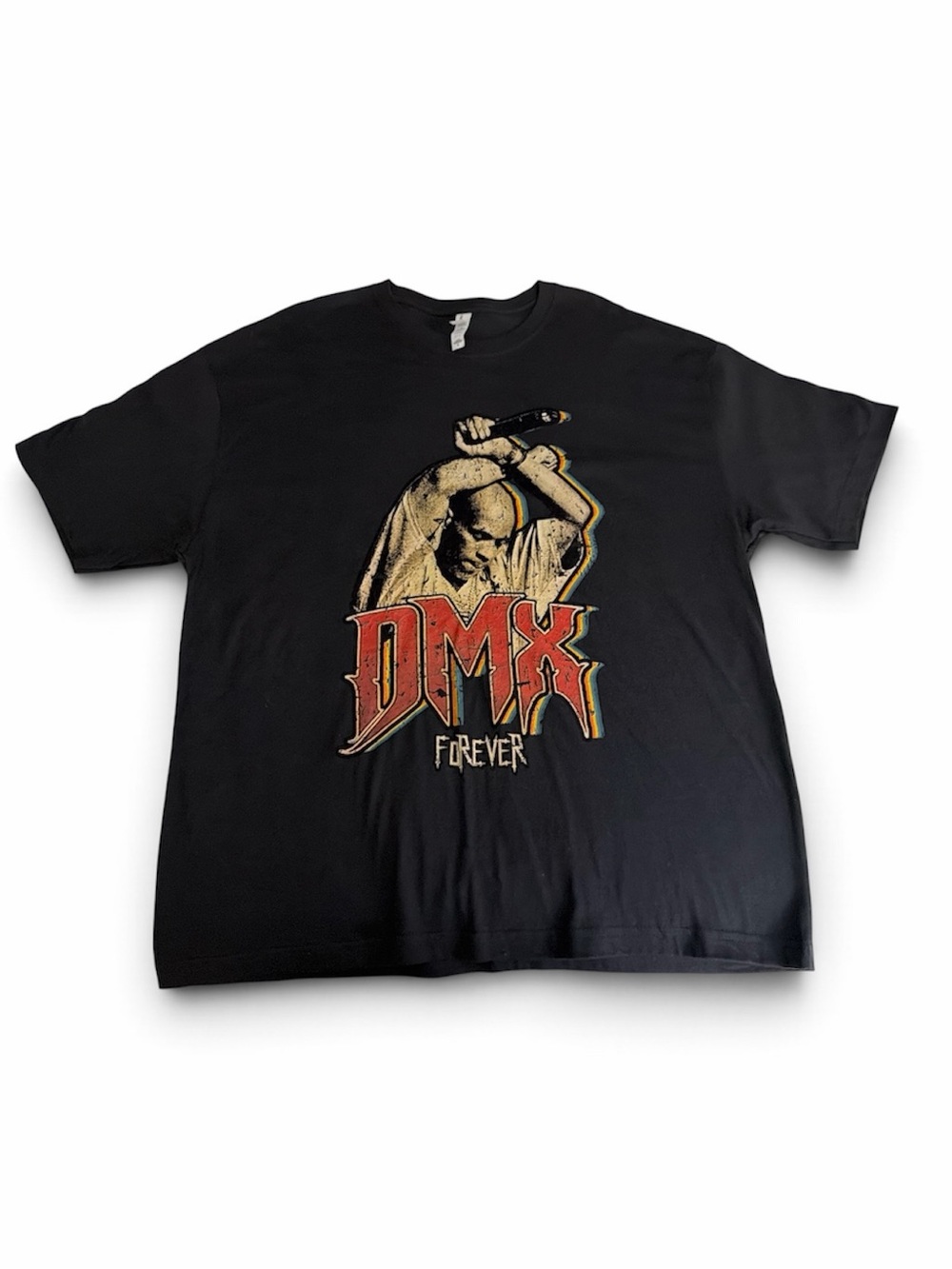DMX Oversized Vintage-Inspired Graphic T-Shirt – Black